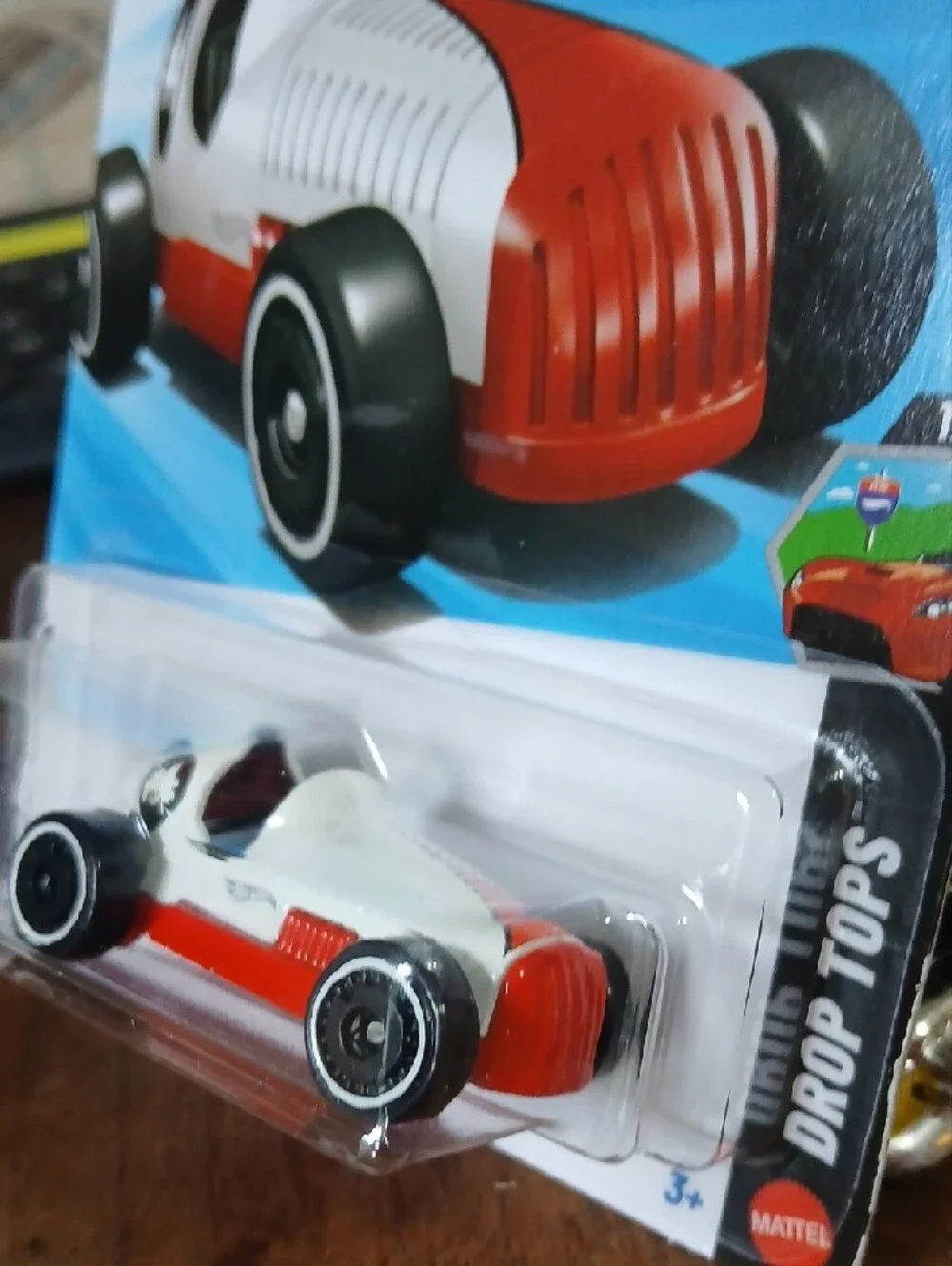 Mattel Hot Wheels Pass 'N Go  Car — Red & White 90 Years Of Monopoly Game